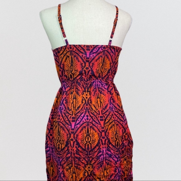 Red Camel Knee Length Sundress - Picture 2 of 8